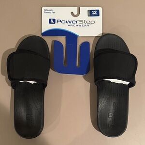 PowerStep Archwear Black Slides